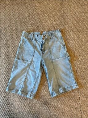 American Eagle Outfitters Light Blue Denim Bermuda Shorts